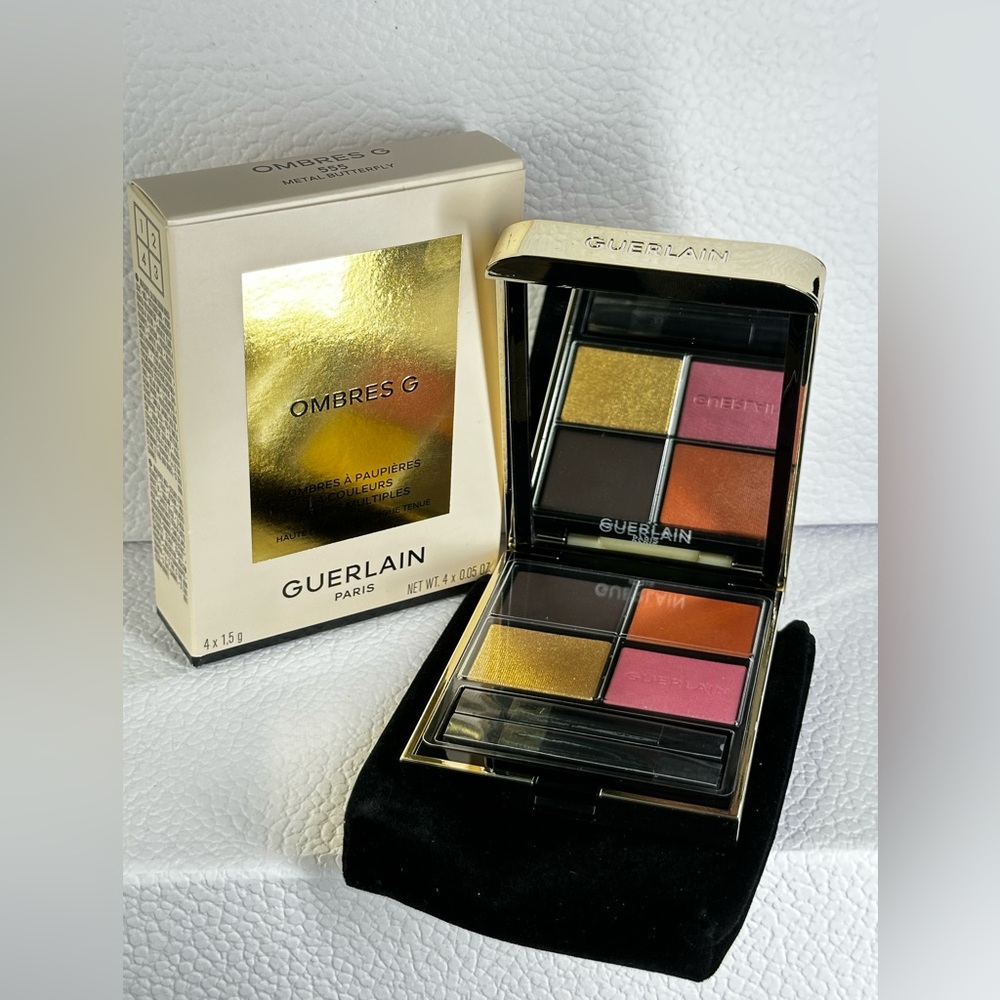 🆕 GUERLAIN Ombres G Eyeshadow Palette 555 Metal Butterfly 🦋 NIB - Picture 3 of 7